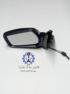 آینه بغل پژو ۴۰۵ تاشو دستی شیشه رفلکس چپ شرکتی اصل (F.F.P.CO)